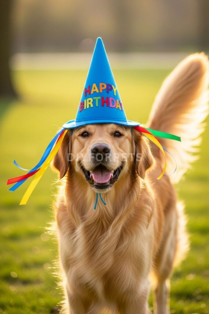 Felt Party Cone Hat with Chin Strap