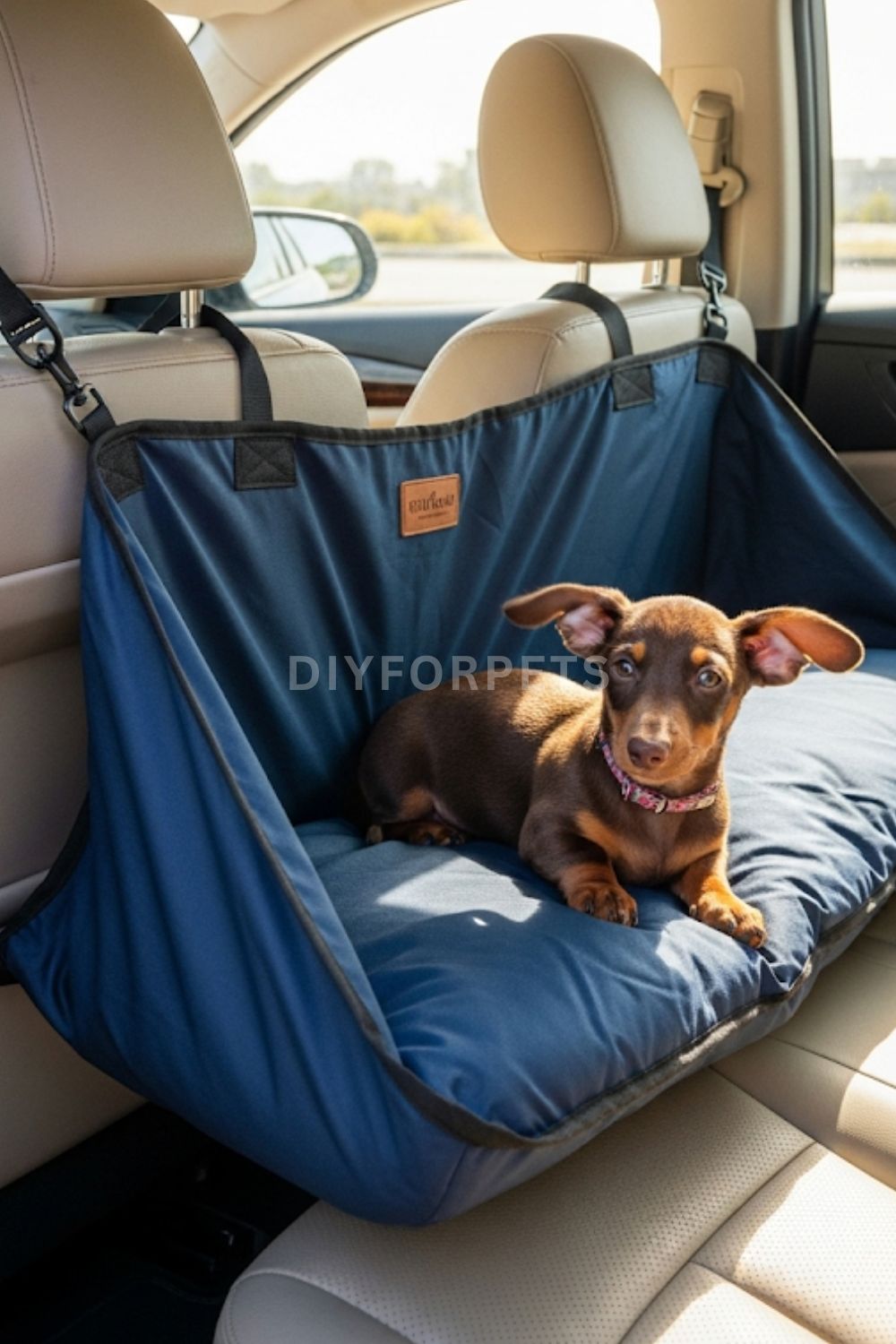 Illustration of Dog Crate With A Hammock