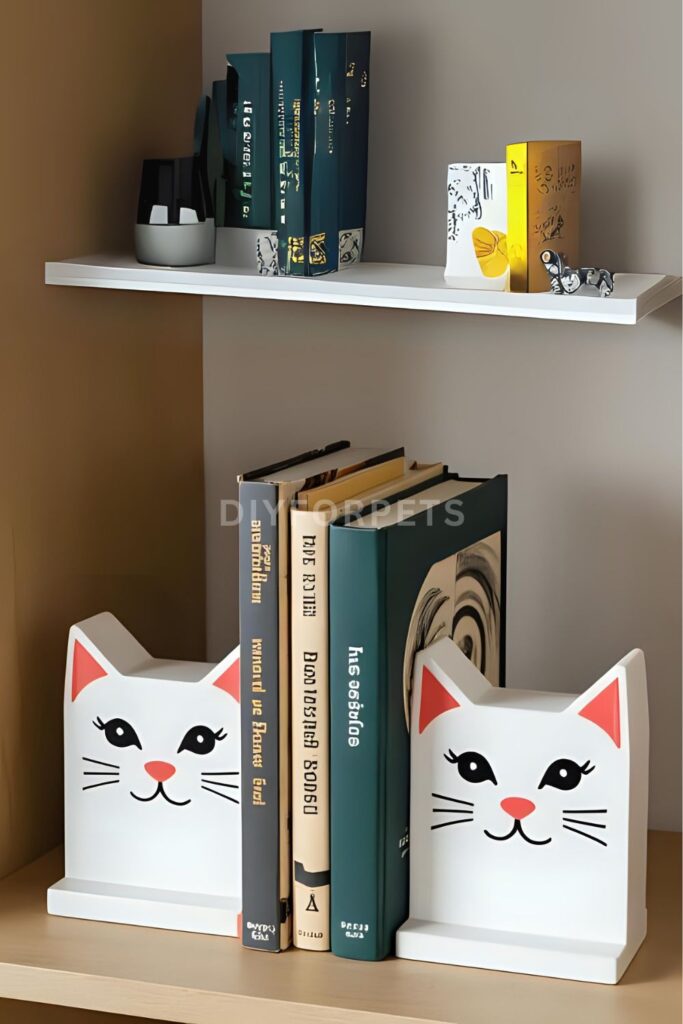 Kitty Bookends