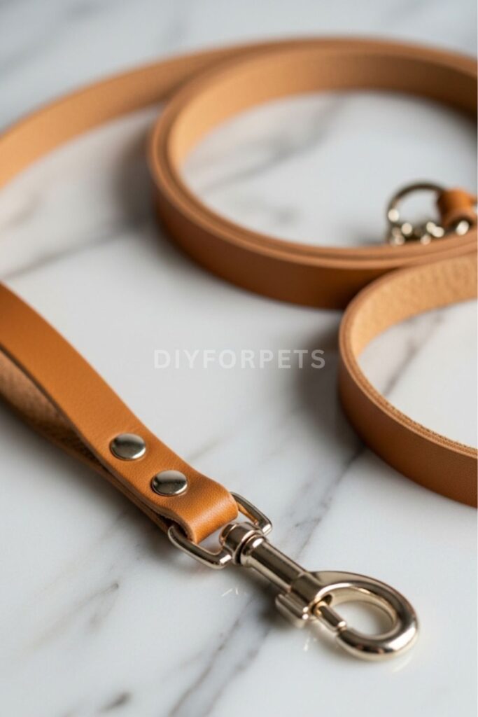Leather Strip Leash for cats