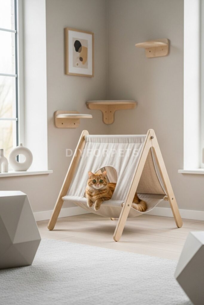Minimalist Wooden Frame Hammock