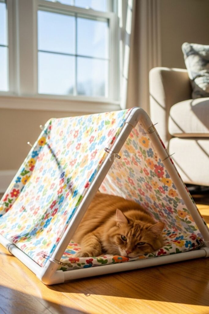 PVC Pipe A-Frame Tent