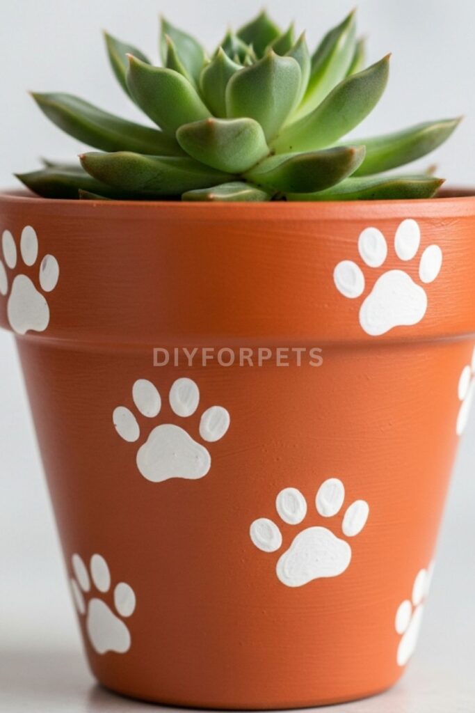Pawprint Planter Pots