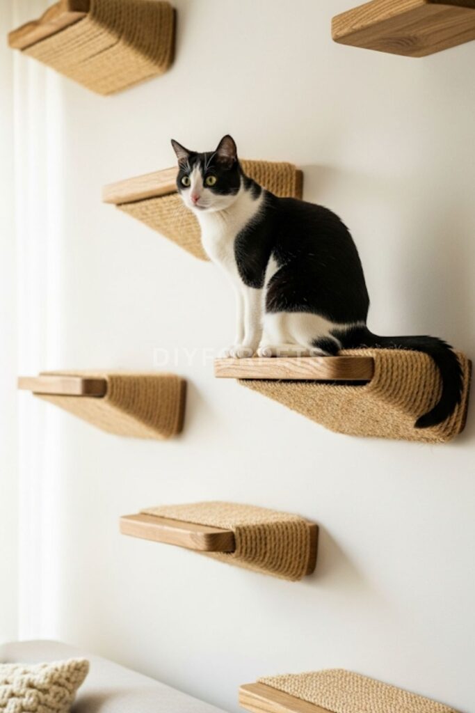 Sisal-Covered Perch Ledges