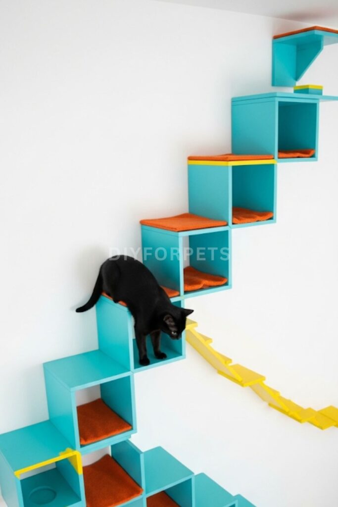 Staggered Box Shelves