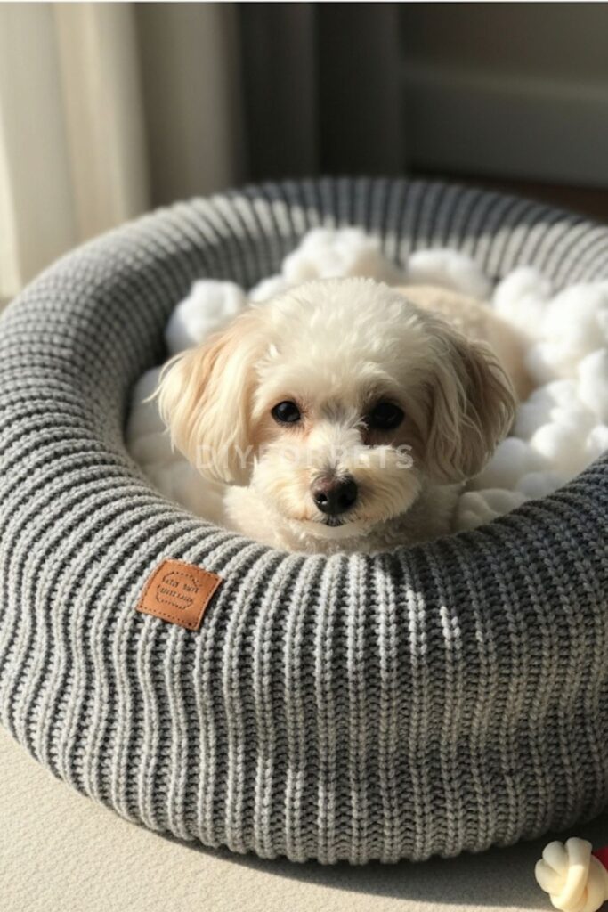 Sweater Dog Bed for Small Breeds