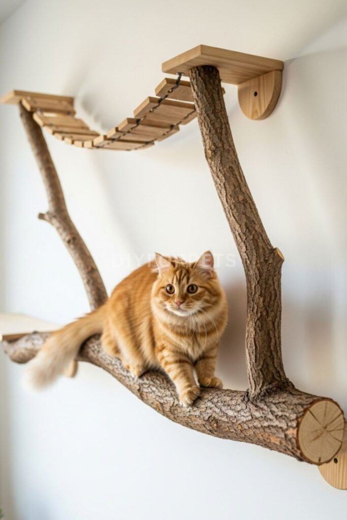 Tree-Branch-Inspired Shelf