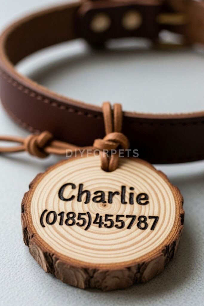 Wooden Engraved Tags